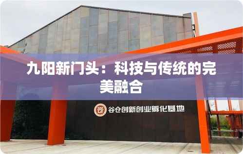 九阳新门头:科技与传统的完美融合