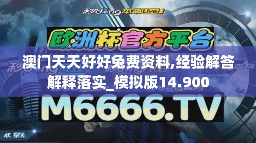 澳门天天好好兔费资料,经验解答解释落实_模拟版14.900