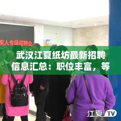 武汉江夏纸坊最新招聘信息汇总：职位丰富，等你来挑战！