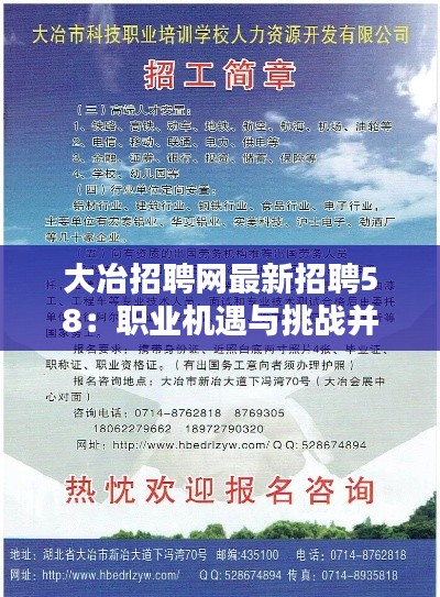 大冶招聘网最新招聘58：职业机遇与挑战并存