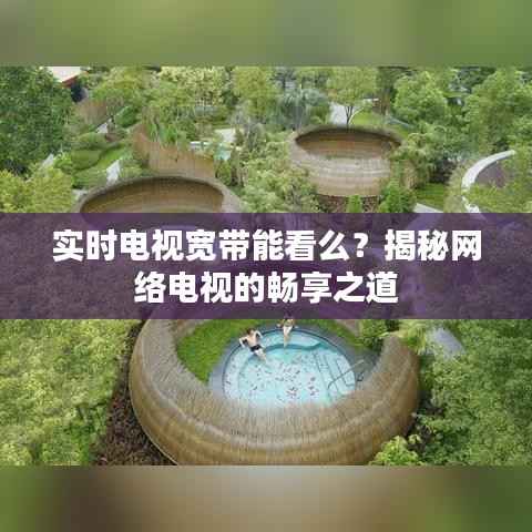 实时电视宽带能看么?揭秘网络电视的畅享之道