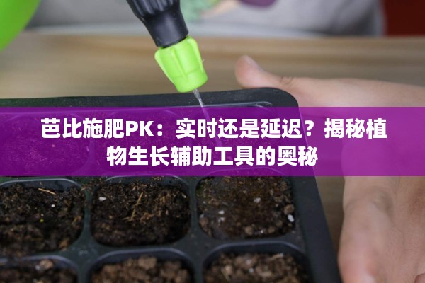 芭比施肥PK：实时还是延迟？揭秘植物生长辅助工具的奥秘