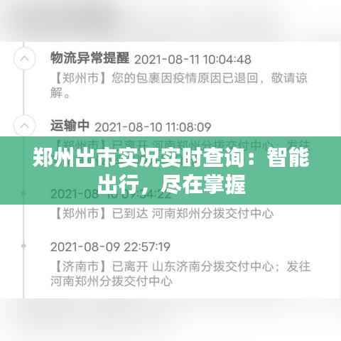 郑州出市实况实时查询：智能出行，尽在掌握