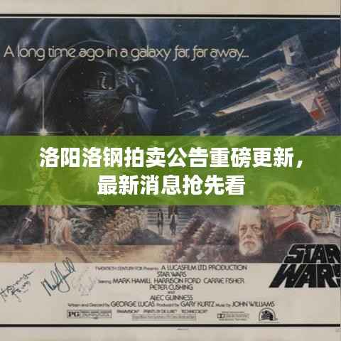 洛阳洛钢拍卖公告重磅更新,最新消息抢先看