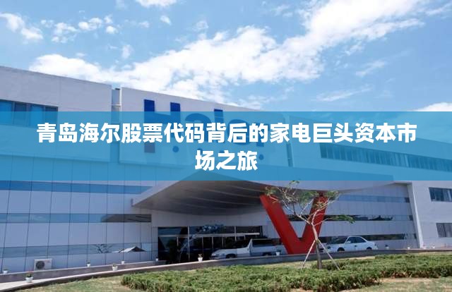 青岛海尔股票代码背后的家电巨头资本市场之旅