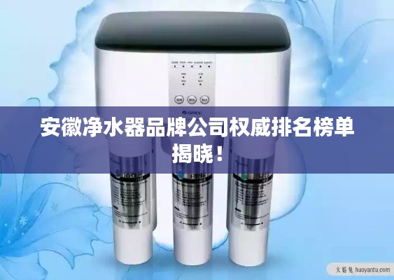 安徽净水器品牌公司权威排名榜单揭晓!